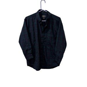 Pendleton Classic Plaid Button Down Flannel Shirt Large Wool Blend